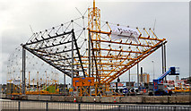 J3273 : The "Rise" sculpture, Belfast (4) by Albert Bridge
