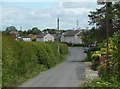 Hallgate Lane entering Pilsley