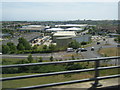 Churchill Avenue and roundabout seen from the A20