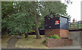 Bures railway station entrance