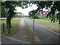 Cycle route on Clapham Common