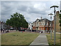 TQ3175 : Windrush Square, Brixton by Malc McDonald