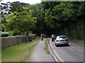 Leaving Alfriston, heading south west