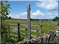 Footpath northwest from Holmesfield Common