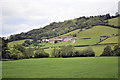 Fron Haden farm from railway