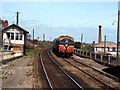 O2063 : Train enter Balbriggan station by The Carlisle Kid