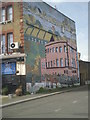 Mural on the Hollywood East pub, Station Road, Penge