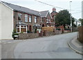 Houses between the two arms of Old Penygarn, Pontypool