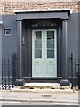 Doorway in Hammersmith Terrace - and a coal-hole