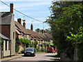 Sudborough: main street and postman