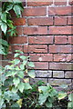 Benchmark on barn at Hale Farm