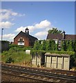 Streatham Common: former church of St John, from the train