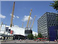 TQ3979 : In front of the O2, North Greenwich by Malc McDonald