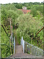 View from the footbridge, near Cwm Coke Works