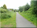 Path and cycleway to the south of Plasycoed Road, Pontypool