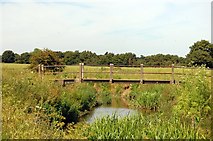 TQ6698 : Footbridge over the River Wid by Trevor Harris