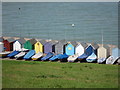 Boats and beach huts