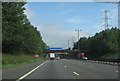 M5 Motorway, B4169 Crossing Just Before Junction 3, Northboundj