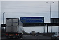 M25, between junction 12 and 13