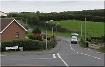 J4842 : The junction of Bishops Brae and Ballynoe Road by Eric Jones