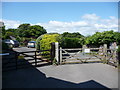 Entrance to the National Trust site at Cwm Ivy