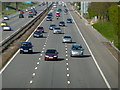 M5 looking North from Hyde Lane bridge