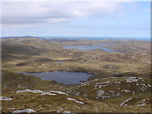 NC1128 : View northwest from Cnoc an Dubharlainn west top by Sally
