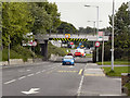SJ9292 : Railway Bridge, Ashton Road by David Dixon
