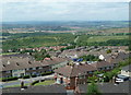 Overlooking Bolsover from Hilltop Road