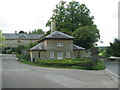 Lodge at the edge of the Sherborne estate yard