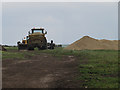 Lime spreading at Wilks Rigg