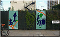 TQ3184 : Murals, Highbury Place by Jim Osley