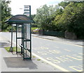 Wrong bus stop sign, Monnow Way, Newport