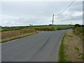 SN1949 : Staggered crossroads near Y Ferwig by Richard Law