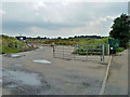 Entrance to landfill site