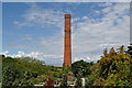 ST0642 : Watchet Paper Mill Chimney by Ashley Dace