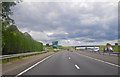 Approaching the Kinfauns exit on the A90 road