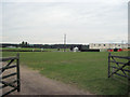 Racecourse from track entrance