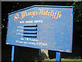 Hatcliffe Church notice board