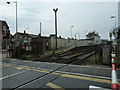 Looking from the level crossing towards West Worthing Station