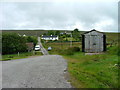 Looking back from the road end at Durnamuck