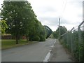 Looking back along Low Hall Road