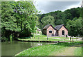SK0247 : Caldon Canal terminus at Froghall, Staffordshire by Roger  D Kidd