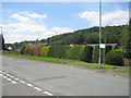 Entrance to sports ground from Groes road