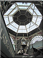 Market clock and light dome