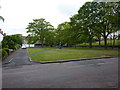 NZ4061 : Open space at the junction of Church Lane and the B1299 by Alexander P Kapp