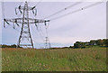 Pylons and Silage Field