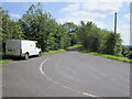 Hairpin bend on Cob Hall Lane