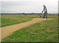 Statue at the top of The Ranges