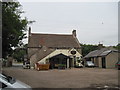 NT9333 : The  Red  Lion  Inn  from  the  car  park by Martin Dawes